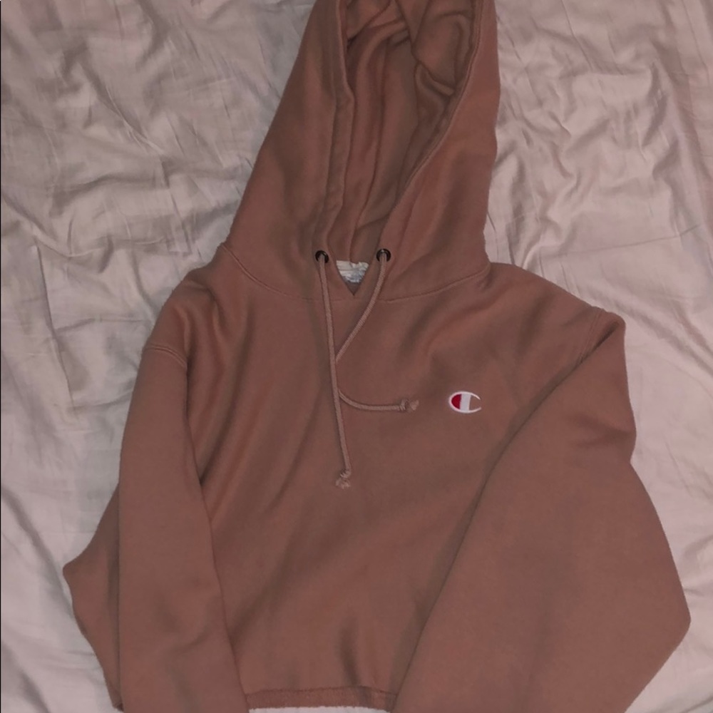 Champion cropped hoodie!